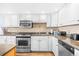 Fully-equipped kitchen with stainless steel appliances and granite countertops, ready for any chef at 4311 S Ocean Blvd. # 701, North Myrtle Beach, SC 29582