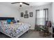 Inviting bedroom with a cozy bed, decorative pillows, and natural light at 5039 Gladstone Dr, Conway, SC 29526