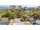 Aerial view capturing the property's location near the beach and surrounding neighborhood at 504 A S 19Th Ave. S, North Myrtle Beach, SC 29582