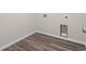 The laundry room features hard surface floors and washer dryer hookups at 512 Charlton Blvd., Georgetown, SC 29440