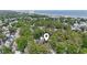 Aerial view showcases property's location near beach and the surrounding landscape at 6001 S Kings Hwy., Myrtle Beach, SC 29575