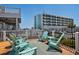 Spacious deck featuring ample seating with an ocean view at 6001-1205 S Kings Hwy., Myrtle Beach, SC 29575