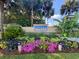 Welcome to Ocean Lakes! Beautifully landscaped entrance with vibrant flowers and lush greenery at 6001-1205 S Kings Hwy., Myrtle Beach, SC 29575