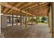 Spacious underneath home for gathering with picnic table and space for parking at 6001-1205 S Kings Hwy., Myrtle Beach, SC 29575