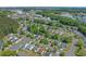 Expansive aerial shot reveals the home's convenient access to shopping, dining, and scenic ocean views at 622 Oakhurst Dr., Myrtle Beach, SC 29579