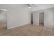 This bedroom features wood-look flooring and two access doors at 622 Oakhurst Dr., Myrtle Beach, SC 29579