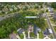 Stunning aerial view of property highlighting lot lines, showcasing its generous size and scenic surroundings at 8008 Mcsweeney Ct., Myrtle Beach, SC 29588