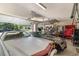 Spacious garage featuring two classic cars and organized shelving, ready for automotive projects at 801 Celene Ct., Myrtle Beach, SC 29579