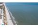 Beautiful aerial view of a sandy beach, the ocean, and beachfront properties at 9550 Shore Dr. # 633, Myrtle Beach, SC 29572
