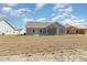 Spacious backyard view of new construction home at 108 Old Chimney Ln, Conway, SC 29526