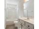 Clean bathroom featuring a shower/tub combination with modern fixtures at 108 Old Chimney Ln, Conway, SC 29526