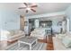 Inviting living room showcases an open layout with the kitchen and dining area in view at 1313 Cascarilla Ct., Myrtle Beach, SC 29579