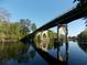Breathtaking waterfront view of a bridge reflected on a calm river, offering tranquility and natural beauty at 1465 Dirty Branch Rd., Conway, SC 29527