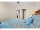 Neutral bedroom featuring a view to the bathroom and closet at 1524 Culbertson Ave., Myrtle Beach, SC 29577
