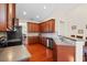 Functional kitchen offers stainless appliances, bar seating, and ample counter space at 1524 Culbertson Ave., Myrtle Beach, SC 29577