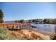 Wooden dock and pier overlooking waterway with waterfront homes at 1533 Lanterns Rest Rd. # 304, Myrtle Beach, SC 29579