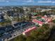 Aerial view of community showcasing a well-planned residential layout with trees, landscaping, and parking at 193 Charter Dr. # E-2, Longs, SC 29568