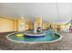 Relaxing indoor lazy river featuring a decorative statue and ample space for guests at 2000 N Ocean Blvd. # 502, Myrtle Beach, SC 29577
