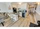 Compact kitchen with updated appliances and a cozy breakfast bar at 2310 N Ocean Blvd. # 308, Myrtle Beach, SC 29572