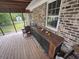 Back porch with counter and bar area at 2560 Wise Rd., Conway, SC 29526