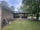 Back porch with hot tubs overlooking the yard at 2560 Wise Rd., Conway, SC 29526