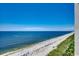 Breathtaking aerial view of the coastline, showcasing the beach and ocean as seen from the condo at 2711 S Ocean Blvd. # 1917, North Myrtle Beach, SC 29582