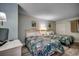 Cozy bedroom with two twin beds, complementing decor, and a serene ambiance at 2711 S Ocean Blvd. # 1917, North Myrtle Beach, SC 29582