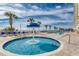 splash pool with fountain and deck chairs, all with ocean view at 2711 S Ocean Blvd. # 1917, North Myrtle Beach, SC 29582