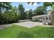 Expansive backyard features grass and concrete patio at 412 43Rd Ave. N, Myrtle Beach, SC 29577