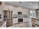 Modern kitchen equipped with stainless steel appliances, granite countertops, and ample storage at 468 Saint Julian Ln., Myrtle Beach, SC 29579
