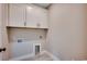 Laundry room featuring tile flooring, wall cabinets and washer/dryer hookups at 468 Saint Julian Ln., Myrtle Beach, SC 29579