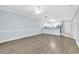 Open floor plan showcasing the living room and kitchen at 4878 Dahlia Ct. # 104, Myrtle Beach, SC 29577