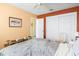 Comfortable bedroom features a ceiling fan and closet at 510 Fairwood Lakes Dr. # 16-I, Myrtle Beach, SC 29588