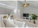 Bright living space with high ceilings and a view into the living and bed space at 513 38Th Ave. N # 202, Myrtle Beach, SC 29577