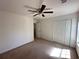 Spacious bedroom features a ceiling fan and a double door closet at 514 Hay Hill Ln. # C, Myrtle Beach, SC 29579