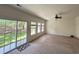 Spacious living room with sliding glass doors leading to outdoor space at 514 Hay Hill Ln. # C, Myrtle Beach, SC 29579