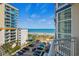 Balcony view overlooking a beach with beautiful ocean views and resort amenities at 5200 N Ocean Blvd. # 632, Myrtle Beach, SC 29577