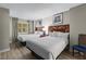 Comfortable bedroom with two queen beds, wood accents and bright window at 5200 N Ocean Blvd. # 632, Myrtle Beach, SC 29577