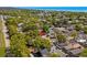 Aerial view of a neighborhood with many trees and the ocean in the background at 6001-7035 S Kings Hwy., Myrtle Beach, SC 29575