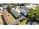 Aerial view of the property highlighting the custom outdoor kitchen, grill, and putting green at 6001-Mh409 S Kings Hwy., Myrtle Beach, SC 29575