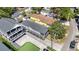 Aerial view showcasing modern homes, putting green, and lush landscaping at 6001-Mh409 S Kings Hwy., Myrtle Beach, SC 29575
