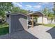 Golf cart parking area with gravel base and adjacent outdoor storage shed at 6001-Mh409 S Kings Hwy., Myrtle Beach, SC 29575