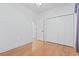Bright bedroom featuring hardwood floors, a closet and white walls at 736 Lalton Dr., Conway, SC 29526