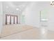 Spacious living room featuring high ceilings, fan, and carpet, offering comfort at 736 Lalton Dr., Conway, SC 29526
