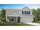 Charming two-story home featuring a welcoming porch and well-maintained landscaping at 8718 Baton Rouge Ave Nw, Calabash, NC 28467