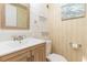 Well-lit bathroom featuring a vanity with modern fixtures and décor at 9581 Shore Dr. # 223, Myrtle Beach, SC 29572