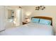 Comfortable bedroom with a queen bed and nightstand at 9581 Shore Dr. # 223, Myrtle Beach, SC 29572