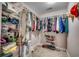 Walk-in closet with shelving and ample storage space at 1001 Harvest View Ave., Conway, SC 29527