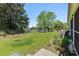 Well-maintained backyard with lush green lawn and partial fencing at 1004 Harvester Circle # 1004, Myrtle Beach, SC 29579
