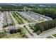 Aerial view of the neighborhood showcasing the layout, landscaping, and residential properties in the community at 1004 Harvester Circle # 1004, Myrtle Beach, SC 29579